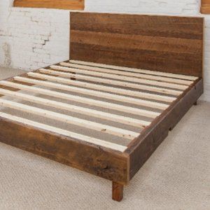 Rustic | Modern | Platform Bed Reclaimed Timber